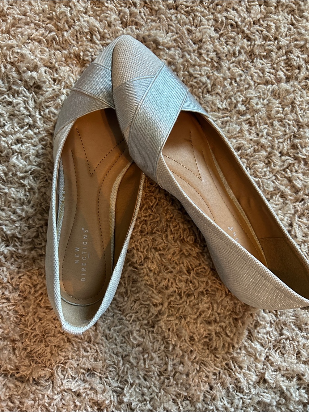 New Direction Silver Flats…7.5